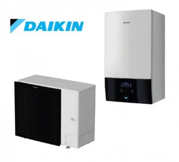 Daikin 11kW Altherma 3 EBBX11D9W/ERLA11DW1 (Zemas temperatūras siltumsūknis), ar dzesēšanas funkciju