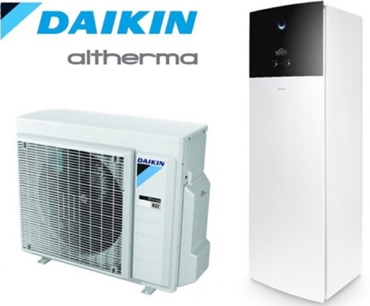 Daikin 8kW Altherma 3 EHVX08S18E9W / ERGA08EVH ar k/ū tvertni 180l, Tens 9kw